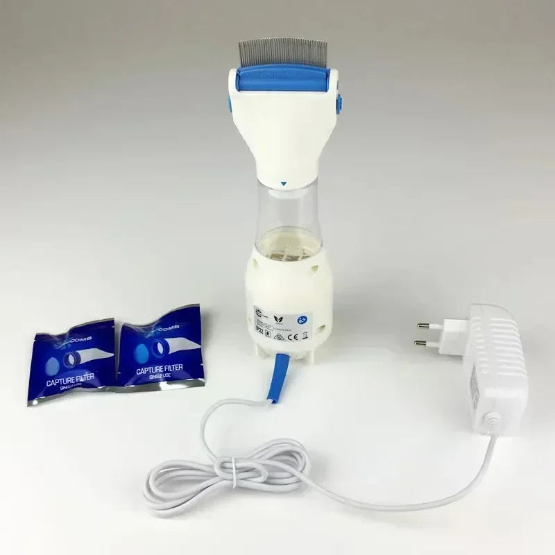 Electric Vacuum Flea & Lice Comb for Pets