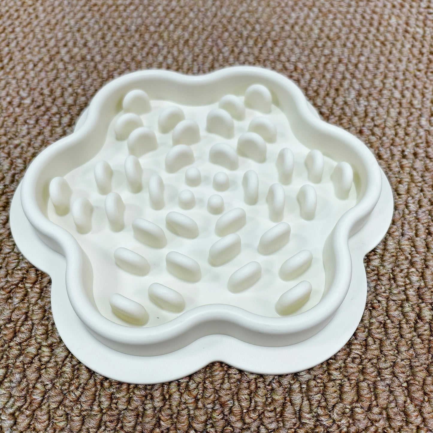 Premium Anti-Gulping Slow Feeder Bowl for Dogs & Cats