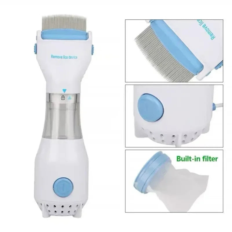 Electric Vacuum Flea & Lice Comb for Pets
