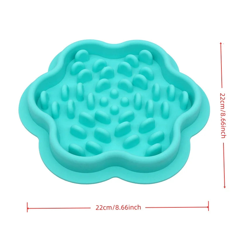 Premium Anti-Gulping Slow Feeder Bowl for Dogs & Cats